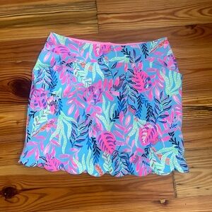Lilly Pulitzer Luxletic Skirt in Pink and Blue